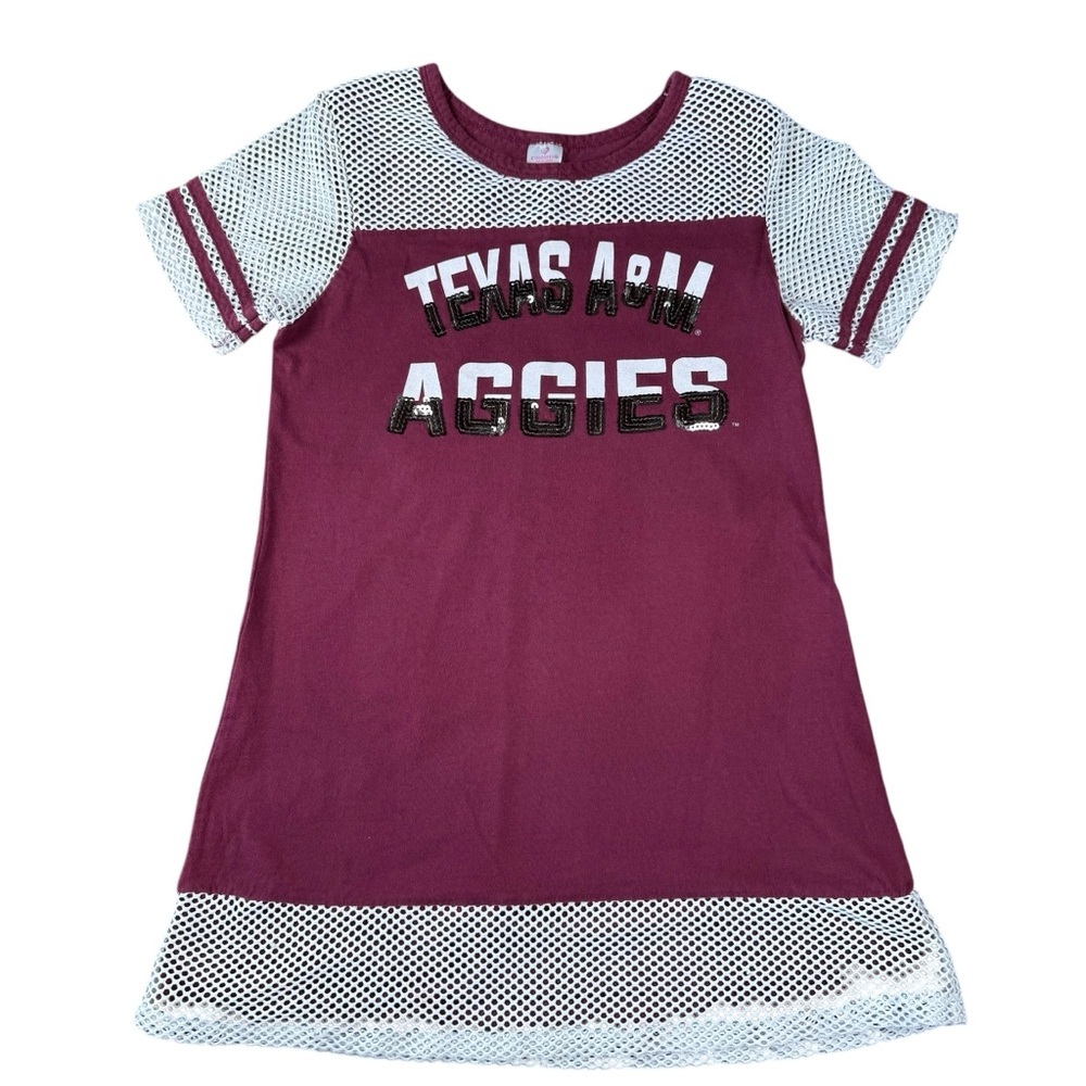 Texas A&M Girls Sequin Dress Size XL